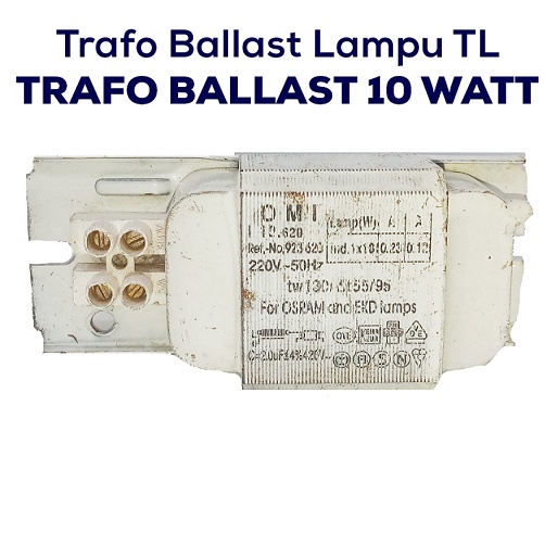 Ballast Lampu TL 10W /Trafo Balas Lamp Untuk Lampu PLC 1x 10 Watt TW130/t55/95 For OSRAM And EKD Lamp