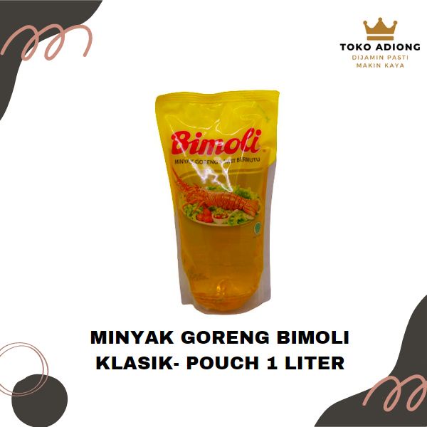 

MINYAK GORENG BIMOLI CLASSIC - POUCH 1 LITER