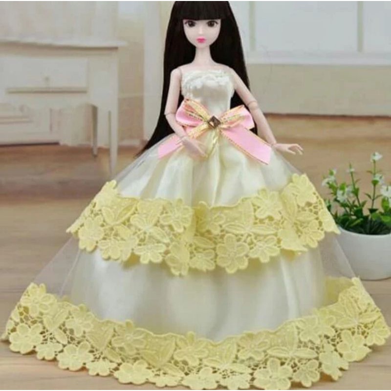 Baju Barbie Doll Boneka Mattel Povital Cantik