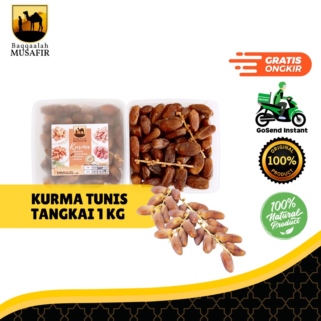 

KURMA TUNISIA TANGKAI 1 KG