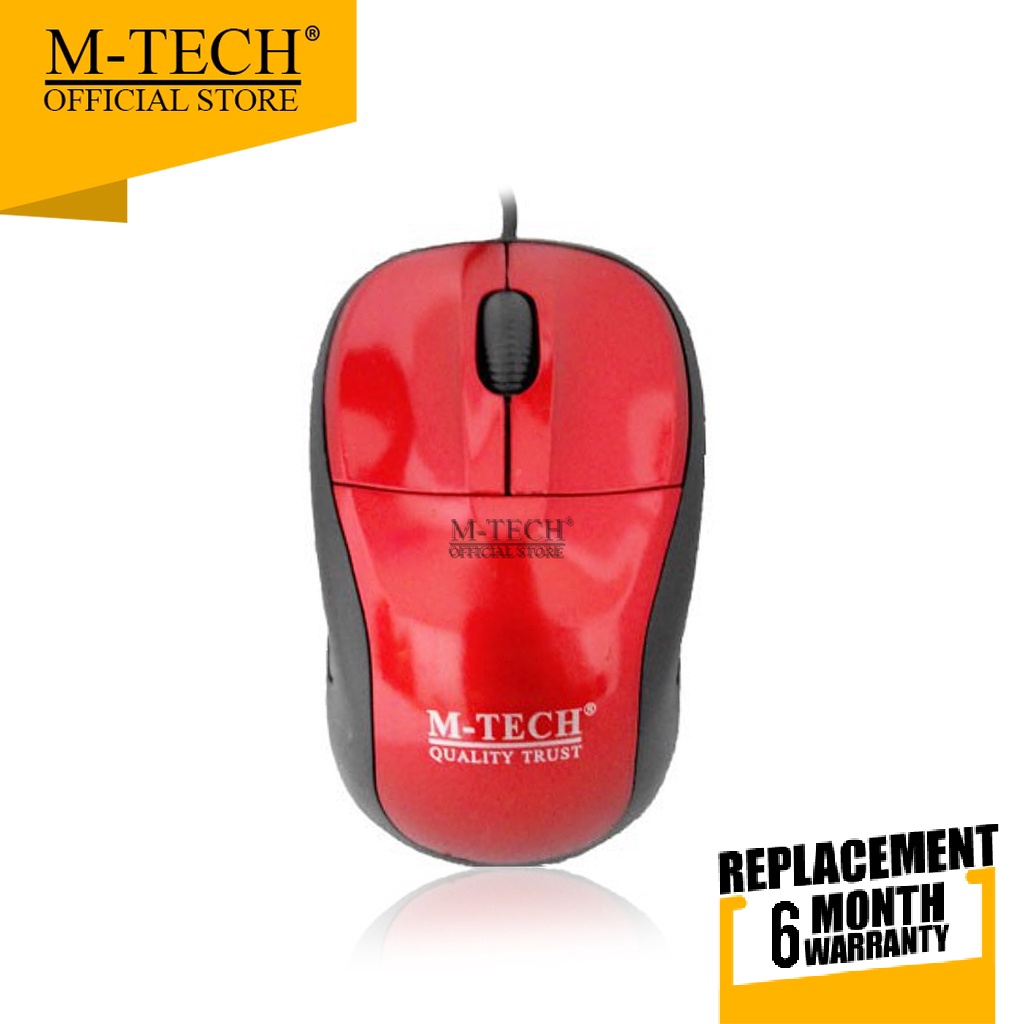M-Tech Original Mouse Kabel USB MT-06 for Komputer PC Laptop