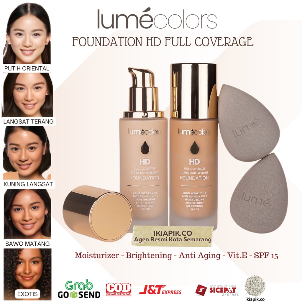 LUMECOLORS FOUNDATION FULL COVERAGE ULTRA HD