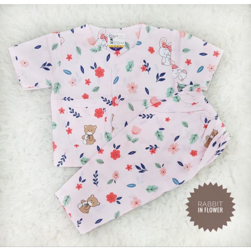 Piyama Bayi Katun usia 6-24 bulan Baju Tidur Bayi Katun