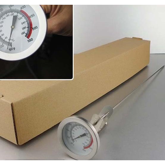Bimetal Frying Thermometer 40 cm Ukur Suhu Minyak Air Analog 40cm