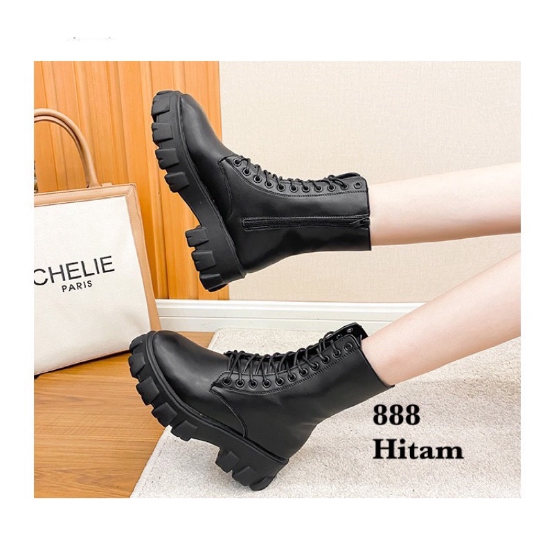 SEPATU BOOTS BAHAN KULIT 888