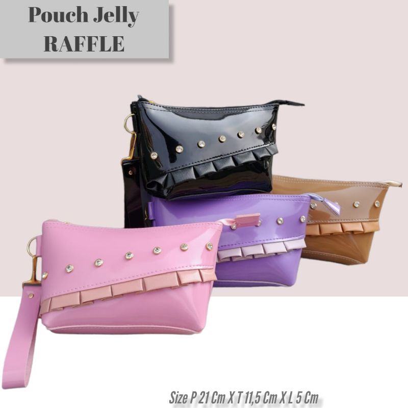 POUCH JELLY RUFFLE /DOMPET KEKINIAN SERBAGUNA