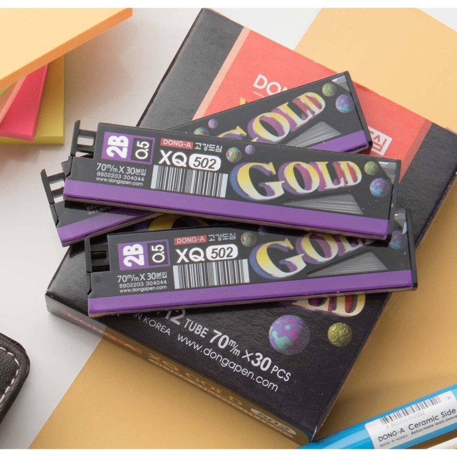 

Pencil Lead Gold / Isi Pencil Mechanic 2B / Dong a / Korea