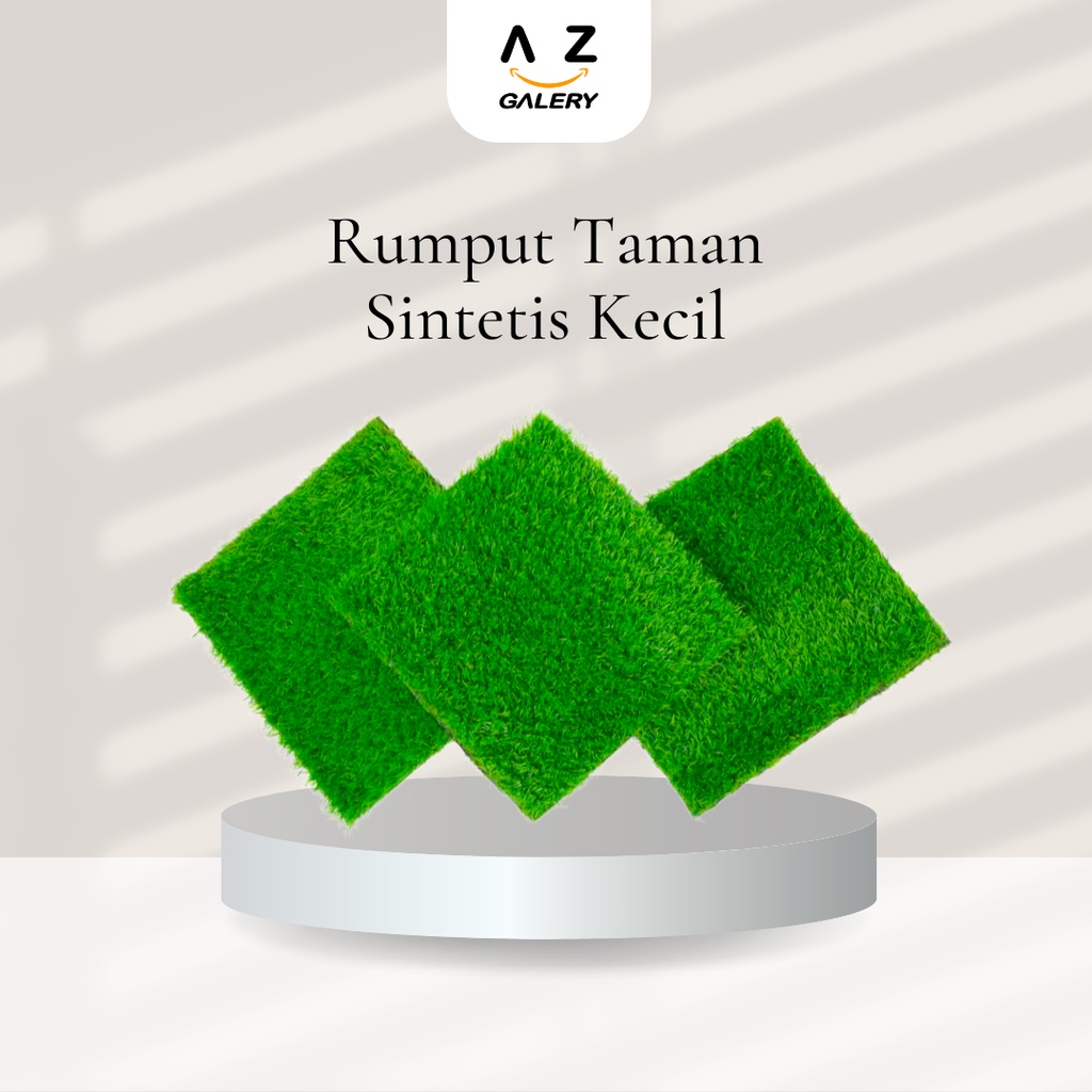 Rumput Sintetis Tipe Swiss Tebal 3 Cm Buat Taman Dan Playground Anak Dilapisi Anti UV Dan Pori Pori Synthetic Artificial Grass Turf Indoor Outdoor Balcony Garden Pet Rug Turf Home Decor PBP132 Azgalery