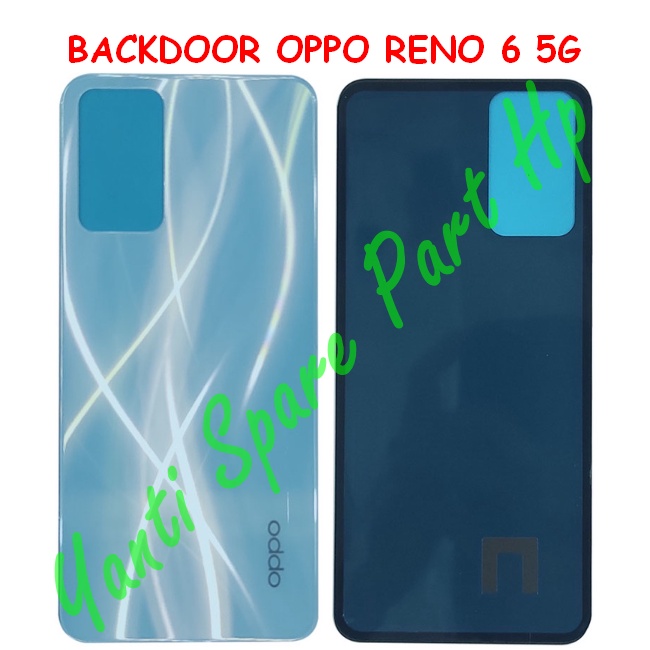 Backdoor Tutup Belakang Oppo Reno 6 5G Original Terlaris New