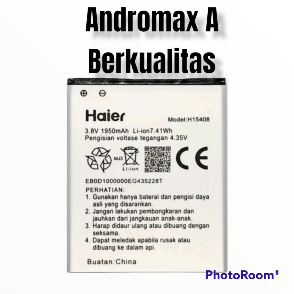 BATERAI ANDROMAX A H15408/A16C3H BATRE A26C4H BATREY SMARTFREN/ANDROMAX A
