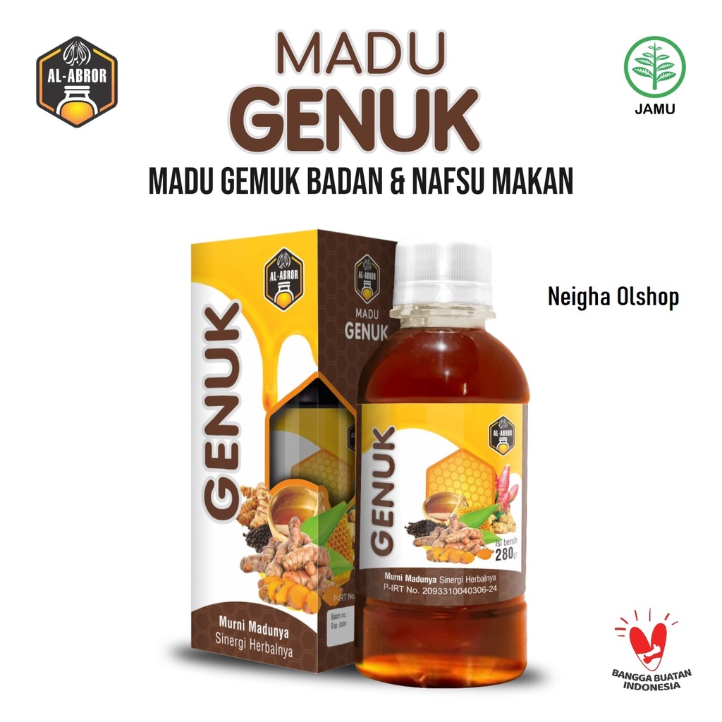 

Madu GENUK Al Abror Herbal Madu Nafsu Makan Sembelit Cacingan Madu 100% Asli Murni Bukan SOS BPOM