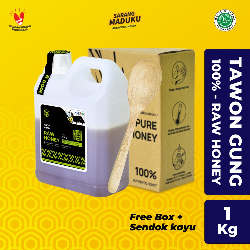 

Sarang Maduku - Madu Tawon Gung Asli Murni 100% Raw Honey