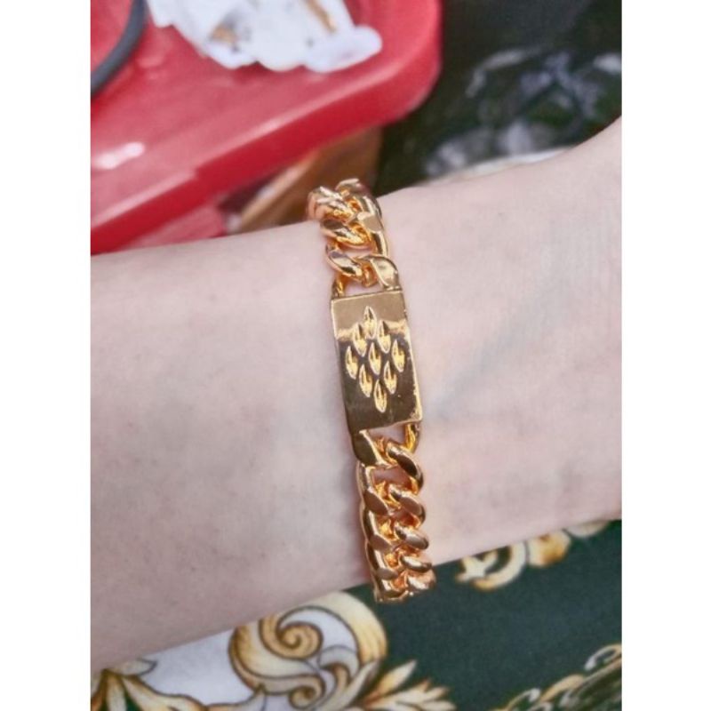 Gelang rantai plat gelang wanita