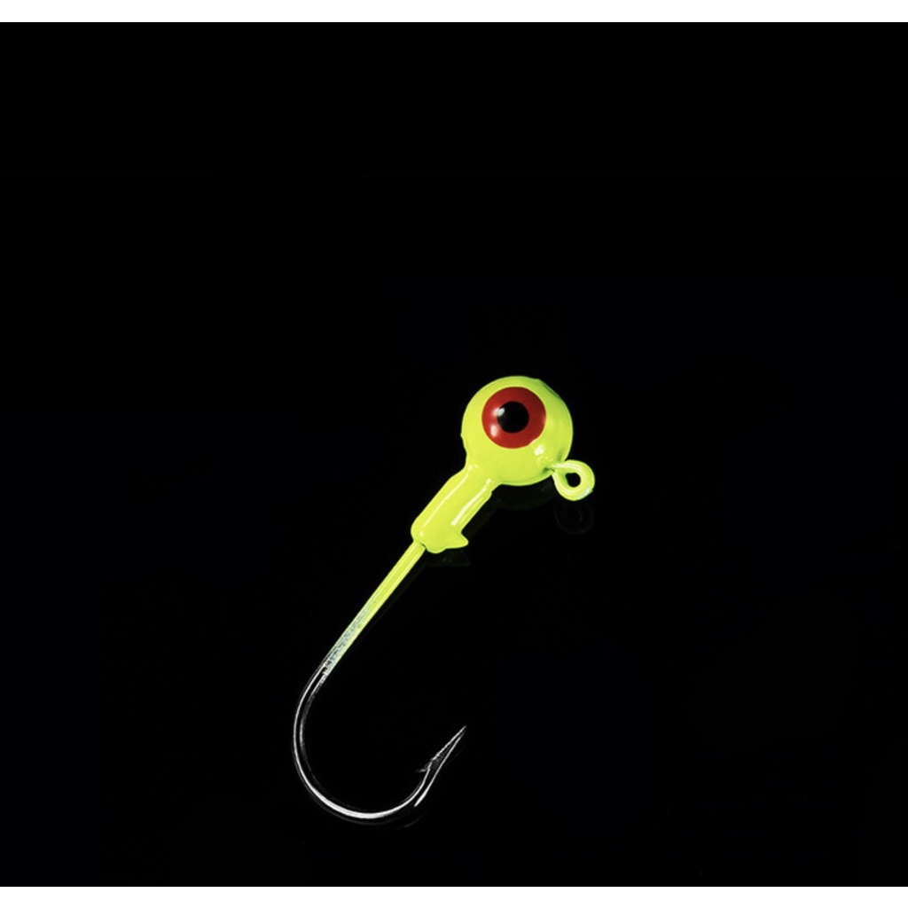 KAIL JIG HEAD 7gr LUMINOUS GLOW IN DARK 3,5cm HIGH MATERIAL CARBON