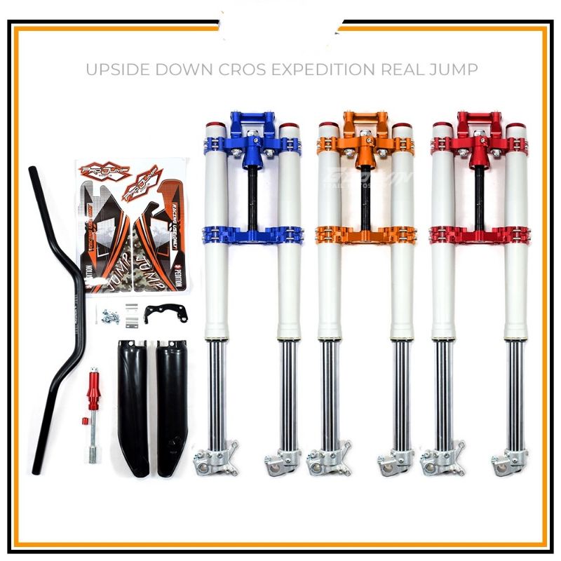 UPSIDEDOWN USD UPSIDE DOWN SHOCK DEPAN KLX CROSS EXPEDITION /PROTAPER REAL JUMP KLX CRF WR DLL