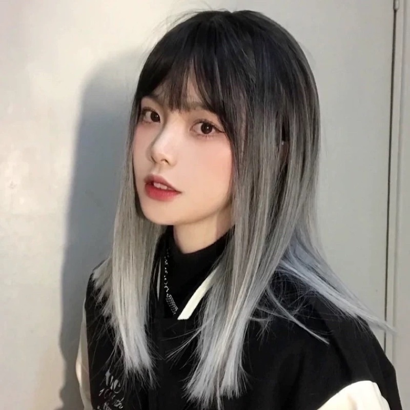 T5221 full wig korean medium bonding 50 cm