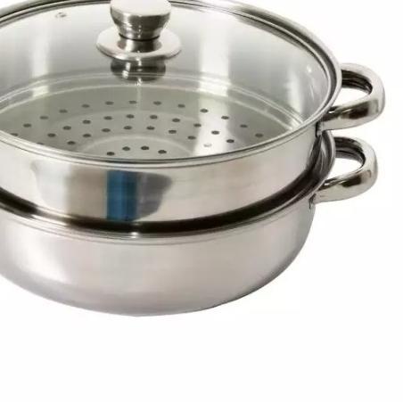Dandang Steamer Panci Kukus Stainless 28-Steamer Pan