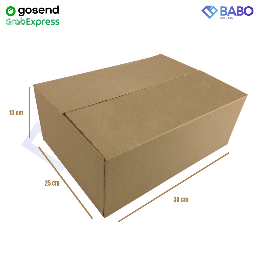 

KARDUS|KOTAK|KARTON|PACKAGING 35x25x13 cm MURAH (Kardus 35 x 25 x 13 cm)