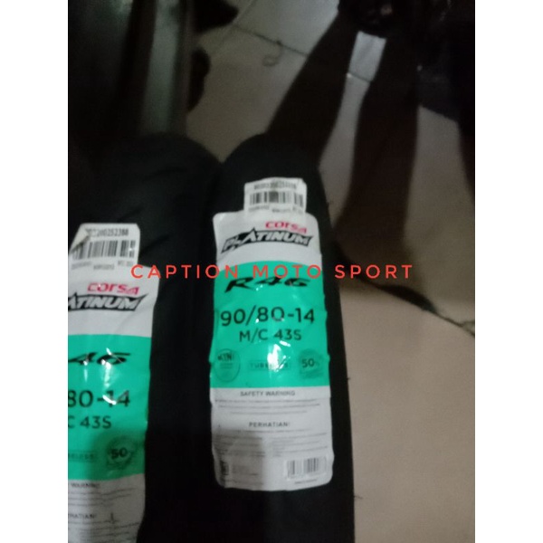 ban Corsa platinum R46 90/80 ring 14 soft compound