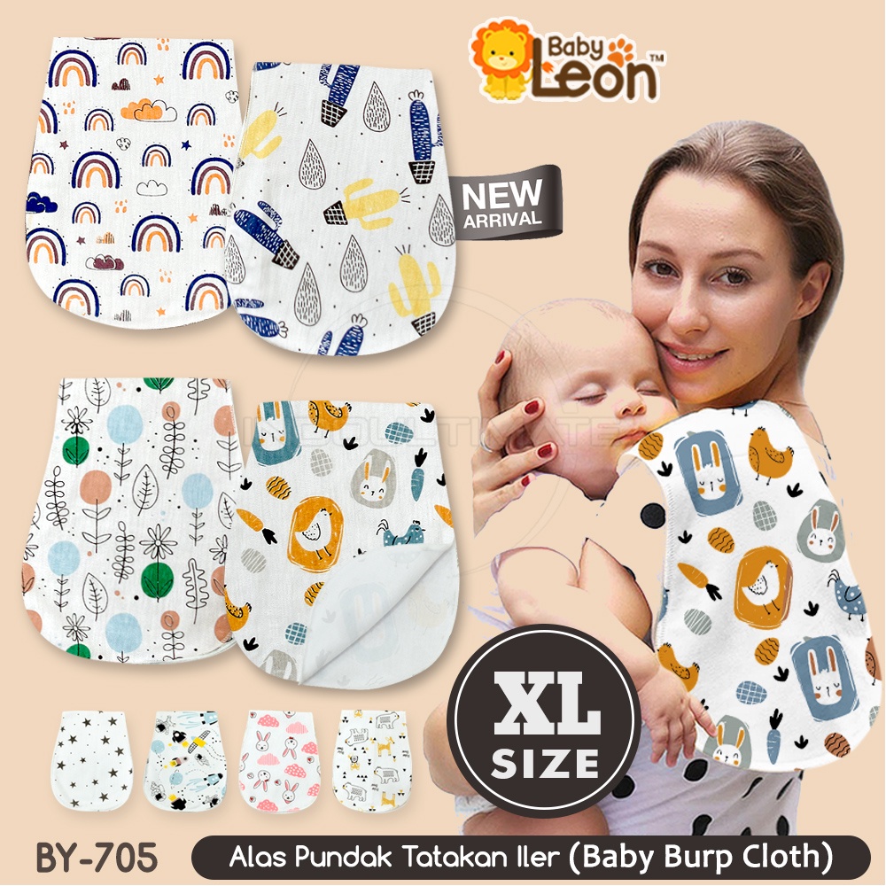 Celemek Pundak slabber Baby BABY LEON Alas Pundak Sendawa Tatakan Iler Bayi Burp Bib Cloth BY-705