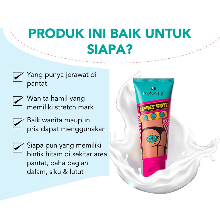 Thailand Natural Butt Whitening Cream 100g Mencegah Dan Melindungi Tubuh Jerawat Pemutih Tubuh