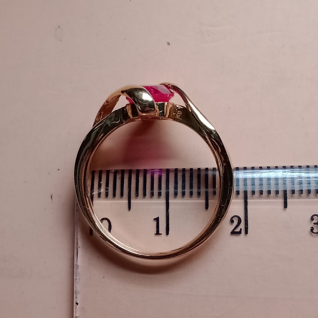 Cincin emas 17K - 3.75 gr kadar 750 - 3856