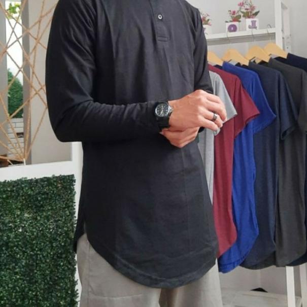 kaos kurta lengan panjang