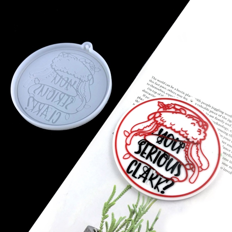 Siy Cetakan Silikon Bentuk Topi Natal DIY Untuk Liontin / Gantungan Kunci