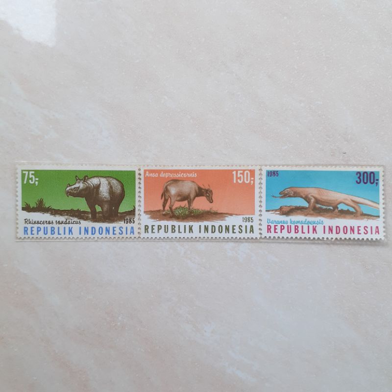 

Perangko Indonesia Margasatwa Tahun 1985 set lengkap - 3pcs