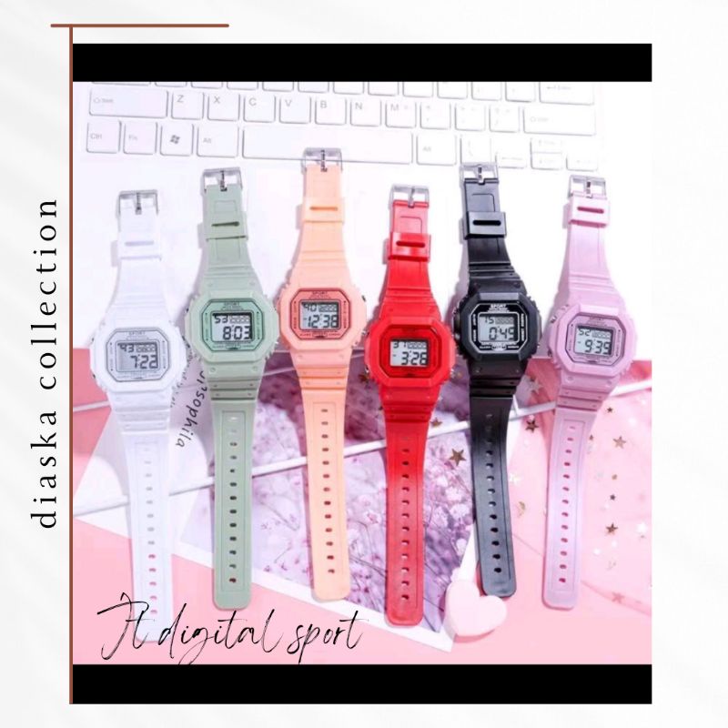 Jam Tangan Fashion Korea Style Digital Sport (013R)