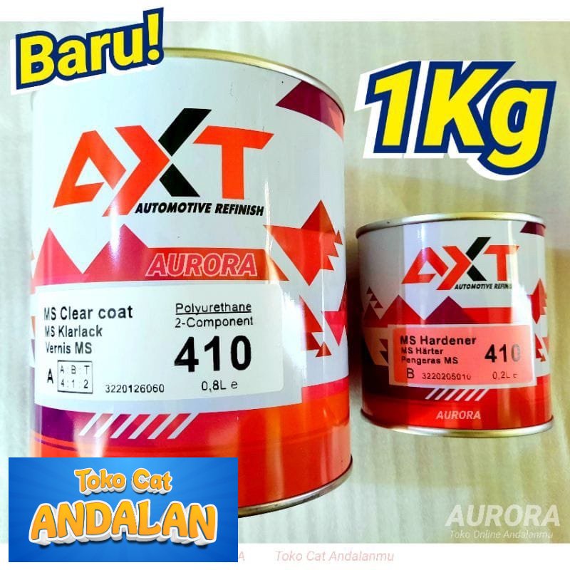 

Toko Cat Andalan - CLEAR PU AXT MS410 1kg klir vernis pernis anti gores MS 410 Toko Cat Andalan Motor dan Mobil