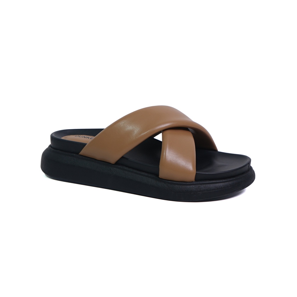 Dunkenstock CHACHA Sandal wedges cewek kekinian sendal wanita model silang sandal empuk tinggi 3cm