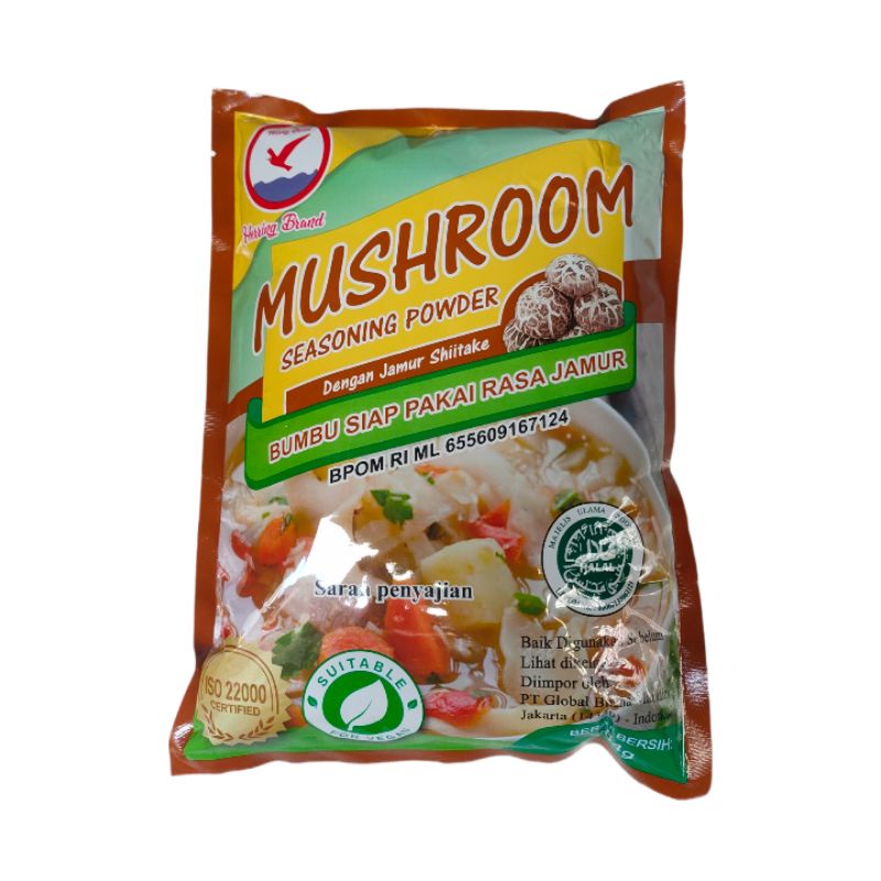 Herring Brand Full Carton Mushroom seasoning powder kaldu rasa jamur shitake 454gr × 20 pcs -Dus