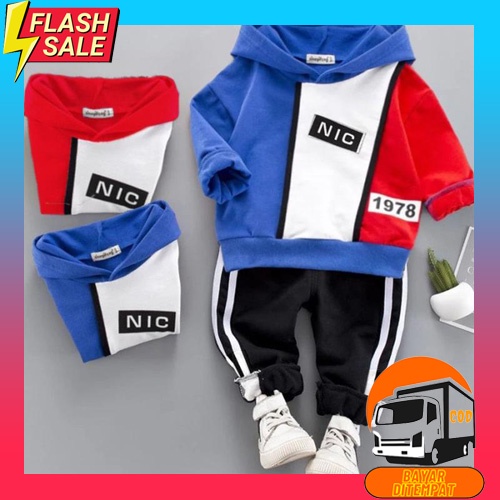 Setcel Baju Anak Import Laki Laki Setelan Anak Cowok Laki2 Kecil Korea Usia Umur 2 3 4 Tahun Thn [St