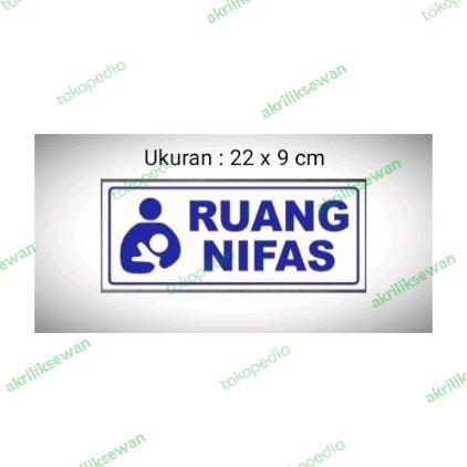 

Sign "Ruang Nifas" Sign label Acrylic, Sign Board Akrilik Ruang Nifas