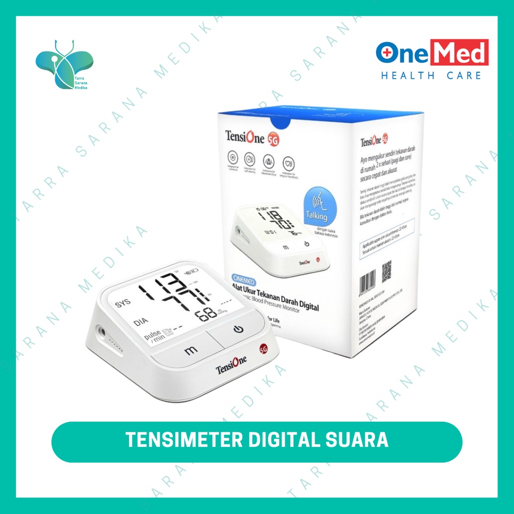 OneMed TensiOne 5G Tensimeter Digital dengan Suara