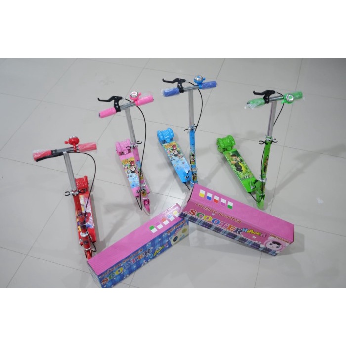 Skuter Scooter Otoped Anak Roda 3 / Otoped Anak Roda 3 + Bell Dan Rem Tangan