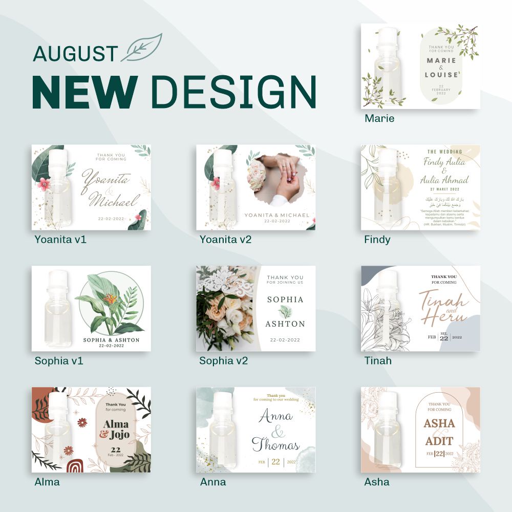 

Kartu Ucapan Terima Kasih untuk Souvenir