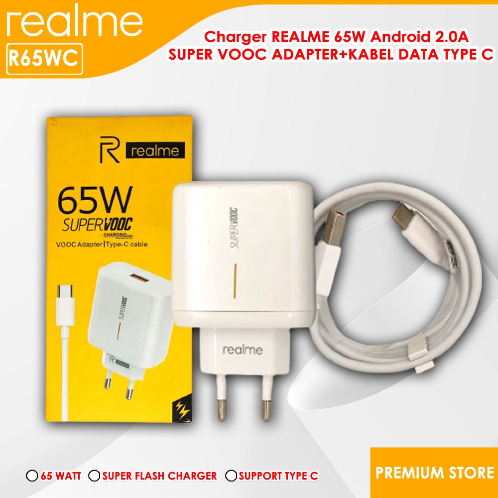 CHARGER REALME 5 6 PRO X2 X3 XT OPPO FIND X RX17 TYPE C SUPER VOOC