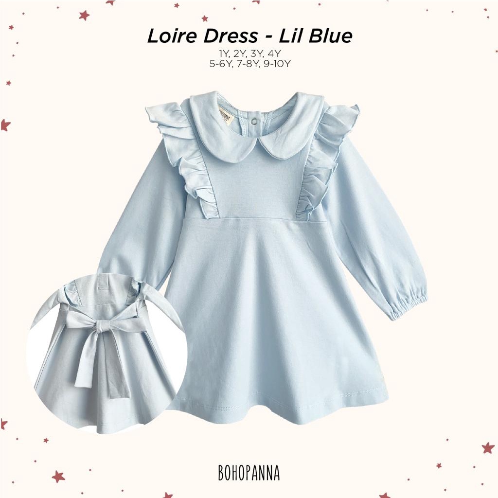 Bohopanna Loire Dress - Dress Anak Perempuan 1-6 tahun