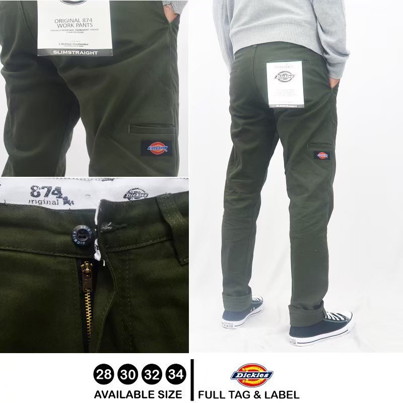 Celana Chino Panjang Pria Pocket / Dickies Chino Pocket 874 Regular Fit