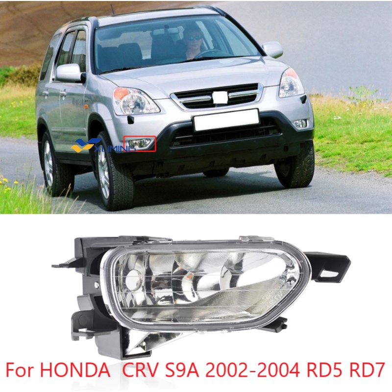 Sepasang Lampu Kabut Bumper Depan Untuk HONDA CRV S9A 2002 2003 2004 RD5 RD7 Fog lamp 33951-S9A-003-3901