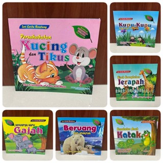 Buku Dongeng Cerita Anak FULL COLOUR Seri Cerita Binatang Indonesia Inggris