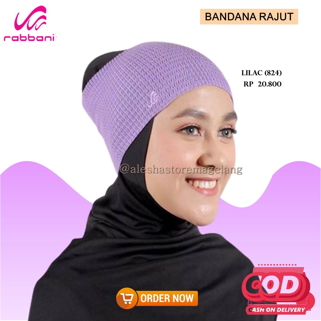 Bandana Rajut RABBANI - Bandana Rajut Rabbani Original Ciput rajut Rabbani Ciput Rajut Blong Rabbani