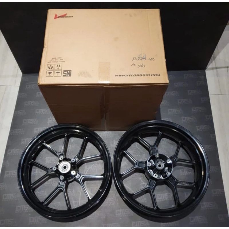 Velek pelek veleg velg vrosi vrossi byson vixion 17 350 550 type cobra hitam