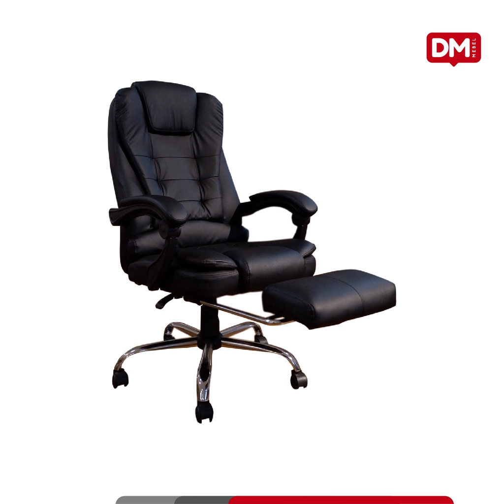 Kursi Kantor + Sandaran Kaki C418A - DM Mebel