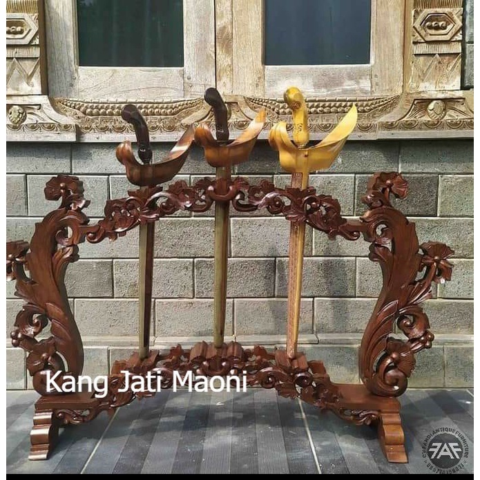 jagrak keris isi 3 ukiran kembangan finishing BM01656