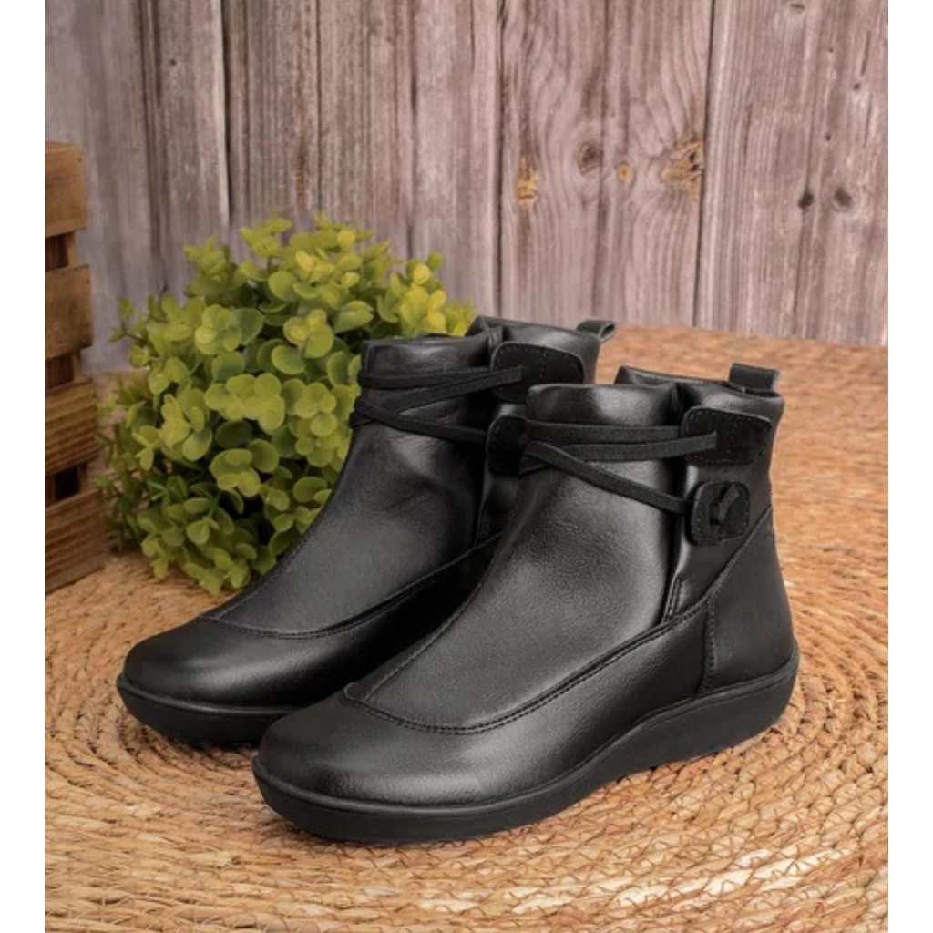 CUERO BOOTS WANITA CASUAL UKURAN 40 KULIT SAPI