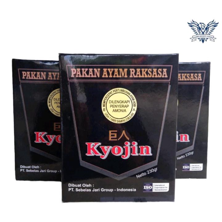 Kyojin Black 230 Gram Pakan Ayam Vitamin Ayam Bangkok, Ayam Laga, Ayam Hobi Kyojin