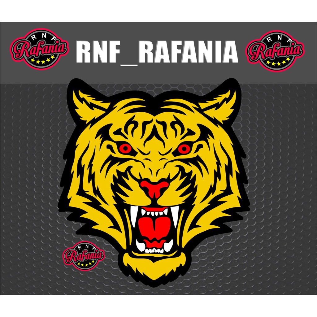 STICKER MACAN HARIMAU CUTTING PART 2